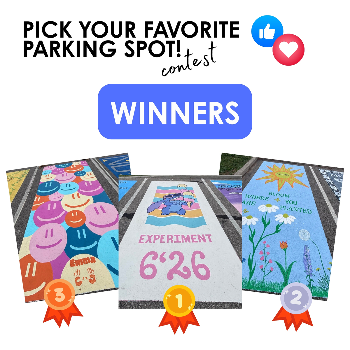 parking spot contest winners